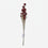 Premium Elegant Artificial Burgundy Decorative Ball Flower Stem with Leaves for Home Decor