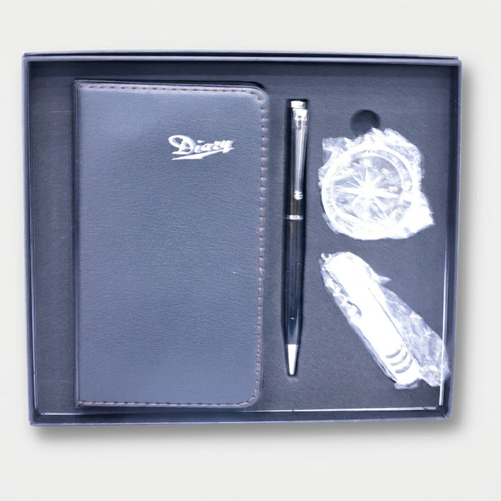 Premium Gorgeous Premium Executive Diary Gift Set with Pen, Card Holder & Accessories