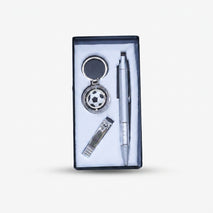 Premium Alluring Football Keychain Gift Set with Pen & Nail Cutter for Men