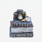 Vintage Camera Book Showpiece, Multicolour Resin Decorative Tabletop Figurine / Travel Theme Home & Office Décor