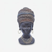 Premium Gorgeous Black Buddha Head Statue Decorative Figurine for Home Decor