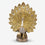 Golden Peacock Showpiece, Resin Decorative Peacock Figurine / Standing Peacock Statue / Tabletop Home & Office Décor