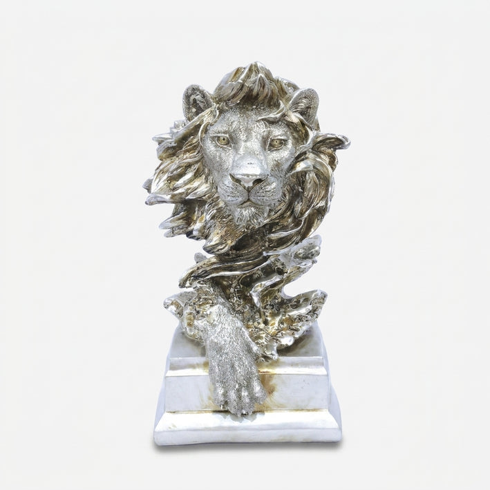 Premium Stunning Lion Head Decorative Statue Showpiece for Home & Office Decor