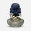 Black & Golden Baby Monk Showpiece, Resin Cute Monk Figurine / Mini Spiritual Tabletop Statue / Home & Office Décor