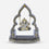 Swing Ganesha Showpiece, Brown & Golden Resin Ganesh Ji Jhula Idol / Spiritual Tabletop Statue / Home Temple & Pooja Décor