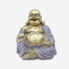 Premium Alluring Golden Laughing Buddha Statue Decorative Showpiece for Home Decor