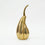 Tall Golden Capsicum Showpiece, Ceramic Decorative Vegetable Figurine / Luxury Golden Tabletop Accent / Home & Office Décor