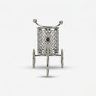 Metal Tricycle Pen Stand, Silver Decorative Cycle Desk Organizer / Mini Bicycle Pen Holder / Tabletop Office & Study Décor