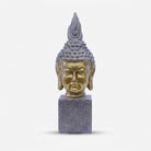 Premium Stunning Buddha Head Decorative Statue on Stand for Home & Office Decor