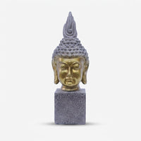 Premium Stunning Buddha Head Decorative Statue on Stand for Home & Office Decor