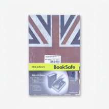 HomeSafe BookSafe with Union Jack Design, Hidden Storage Book Safe with Secure Lock for Home, Office & Gifting