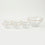 Clear Glass Bowl Set, Glassware Serving Bowl Set / Dessert Bowl Set / Dining Table Bowl Set for Home & Gifting