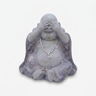 Multicolour Laughing Monk Showpiece, Resin Baby Monk Figurine / Spiritual Tabletop Statue for Home Décor & Gifting