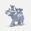 Silver & Golden Elephant Showpiece, Resin Elephant Mother Baby Figurine / Decorative Elephant Statue for Home Décor