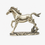Golden Running Horse Showpiece, Resin Decorative Horse Statue / Premium Animal Figurine for Home & Office Décor