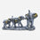 Silver Elephant Family Showpiece, Resin Three Elephant Figurine / Decorative Animal Statue for Home Décor & Gifting