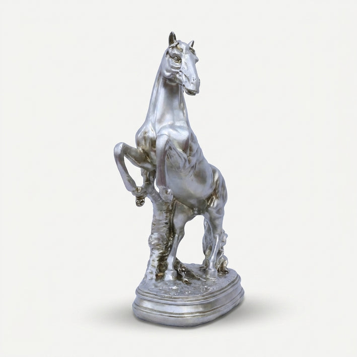 Horse Showpiece, Resin Rearing Horse Figurine / Decorative Tabletop Statue for Home Décor, Office Décor & Gifting
