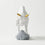 White Bull Showpiece with Golden Horns, Policeramic Decorative Bull Figurine / Tabletop Statue for Home & Office Décor