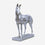 Silver Horse Showpiece, Resin Standing Horse Figurine / Decorative Tabletop Statue for Home Décor, Office Décor & Gifting