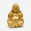 Premium Golden Laughing Buddha Statue - Joyful Seated Hotei Resin Idol for Feng Shui & Home Decor