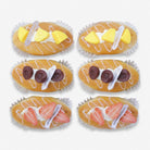 Dessert Bun Design Fridge Magnet, Multicolour Plastic Refrigerator Magnet for Kitchen Décor & Gifting