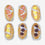 Dessert Bun Design Fridge Magnet, Multicolour Plastic Decorative Refrigerator Magnet for Kitchen, Home Décor & Gifting