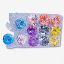 Donut Design Fridge Magnet, Multicolour Plastic Decorative Refrigerator Magnet for Kitchen, Home Décor & Gifting