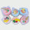Dessert Cake Design Fridge Magnet, Multicolour Plastic Decorative Refrigerator Magnet for Kitchen, Home Décor & Gifting