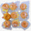 Bagel Sandwich Design Fridge Magnet, Multicolour Plastic Decorative Refrigerator Magnet for Kitchen, Home Décor & Gifting