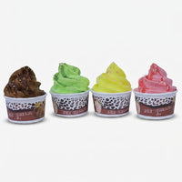 Ice Cream Design Fridge Magnet Holder Set, Multicolour Plastic Decorative Magnet for Refrigerator Décor & Gifting