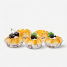 Assorted Dessert Design Fridge Magnet, Multicolour Plastic Cupcake / Fruit Tart Decorative Refrigerator Magnet for Kitchen, Home Décor & Gifting