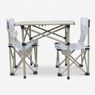 Premium 3-Piece Portable Folding Camping Table and Chair Set - Lightweight Outdoor Furniture