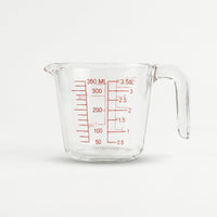 Premium Precise Glass Measuring Cup (350ml / 3.5 dL) for Baking & Cooking
