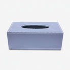 Black Leather Tissue Box Holder, Rectangular Decorative Tissue Paper Dispenser for Home, Office & Car Décor