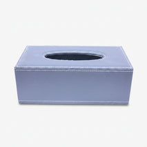 Black Leather Tissue Box Holder, Rectangular Decorative Tissue Paper Dispenser for Home, Office & Car Décor