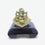 Golden Phool Ganesh Murti with Stand, Decorative Resin Ganesha Idol for Home Décor & Gifting