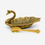 Golden Duck Supari Bowl with Spoon, Decorative Metal Bowl for Pooja, Home Décor & Gifting
