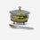Golden Finish Bowl Set with Spoon, Decorative Serving Bowl for Sweets, Dry Fruits & Festive Gifting