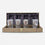 4 Glass Set with Premium Gift Box, Silver Finish Engraved Drinkware Set for Serving & Gifting