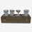 4 Cup Set with Spoon & Premium Gift Box, Golden Finish Dessert Bowl Set for Serving & Gifting
