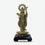 Big Lord Ram Idol on Wooden Base, Golden Finish Decorative Murti for Home Temple & Spiritual Décor