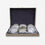 Golden 3D Bowl Set with Spoon and Box, Decorative Brass Serving Bowl Set for Dry Fruits, Sweets & Gifting