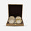 Golden Finish Lotus Bowl Set with Spoons & Premium Gift Box for Dessert Serving & Gifting