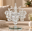 Anupam Premium Crystal Grapes Showpiece on Stand | Elegant Home Decor Table Accent Gift Items - Pack of 1