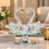 Anupam Premium Crystal Swan Couple Showpiece with Heart Crystal | Luxury Home Decor Accent Gift Items - Pack of 1