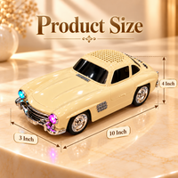 Dimensions 10 x 3 x 4 inches - vintage car Bluetooth speaker