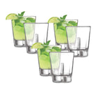 CELLO Borgo Glass Tumbler Set of 6 | 340ml Clear Drinking Glasses | Stylish & Versatile Beverage Tumblers for Water, Juice, Soft Drinks & Mocktails