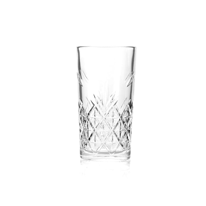 CELLO Classix Glass Tumbler Set of 6 | Stylish Clear Drinking Glasses for Water, Juice, Cocktails, Mocktails & Lemonade | Elegant Multipurpose Beverage Glasses