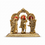 Divine Golden Ram Darbar Idol with Lord Ram, Mata Sita & Hanuman – Premium Metal Coated Spiritual Showpiece