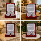Premium Silver-Plated Serving Set with 4 Covered Bowls & Decorative Tray | Luxury Dry Fruit & Sweet Gift Set